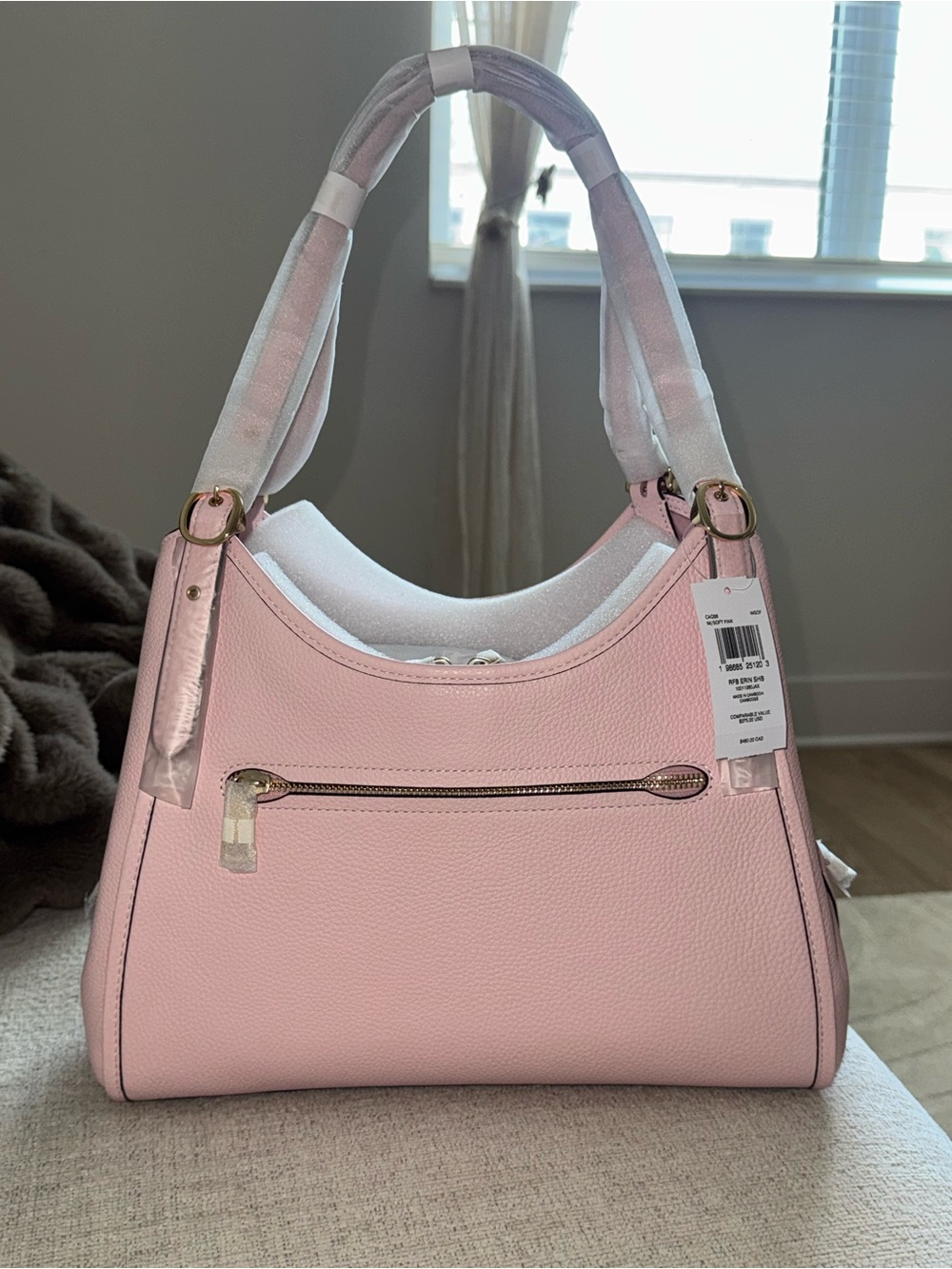 Coach Erin Shoulder Bag CAQ86
COLOR: GOLD/SOFT PINK - Picture 3 of 8